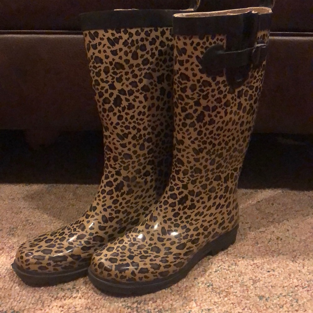 Cheetah Women’s Rain boots